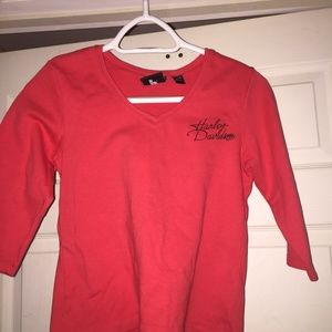 Ladies Long Sleeved Harley Davidson Top